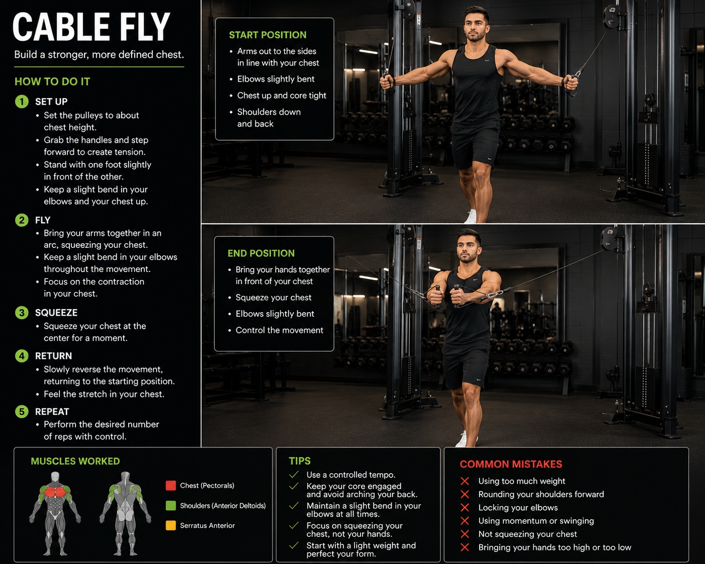 Cable fly