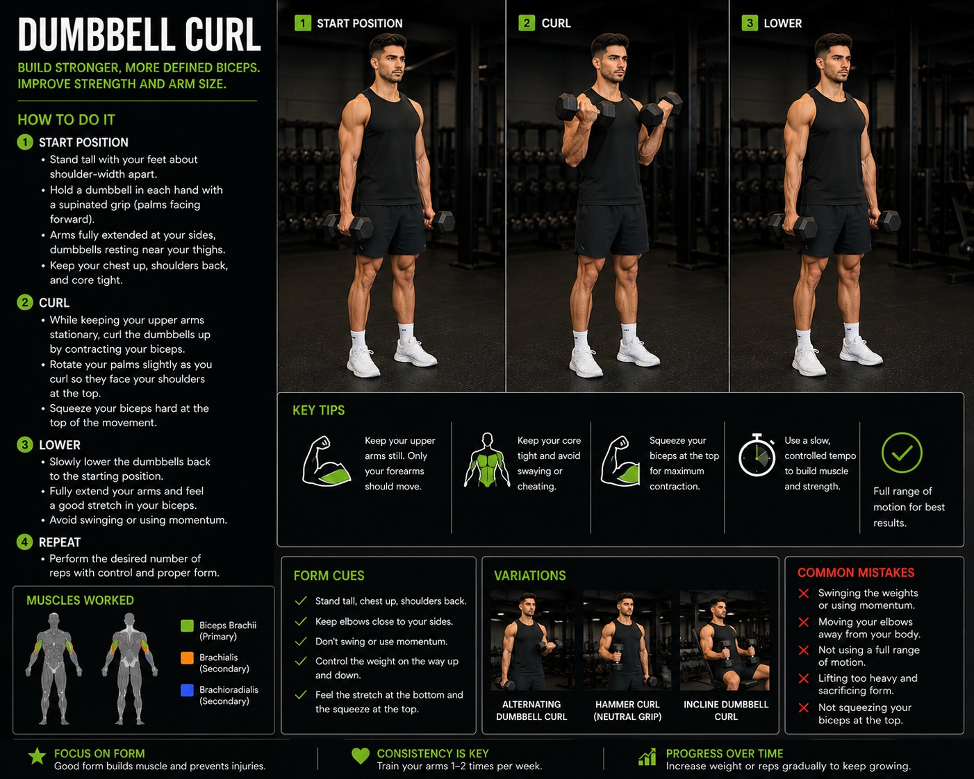 Dumbbell curl
