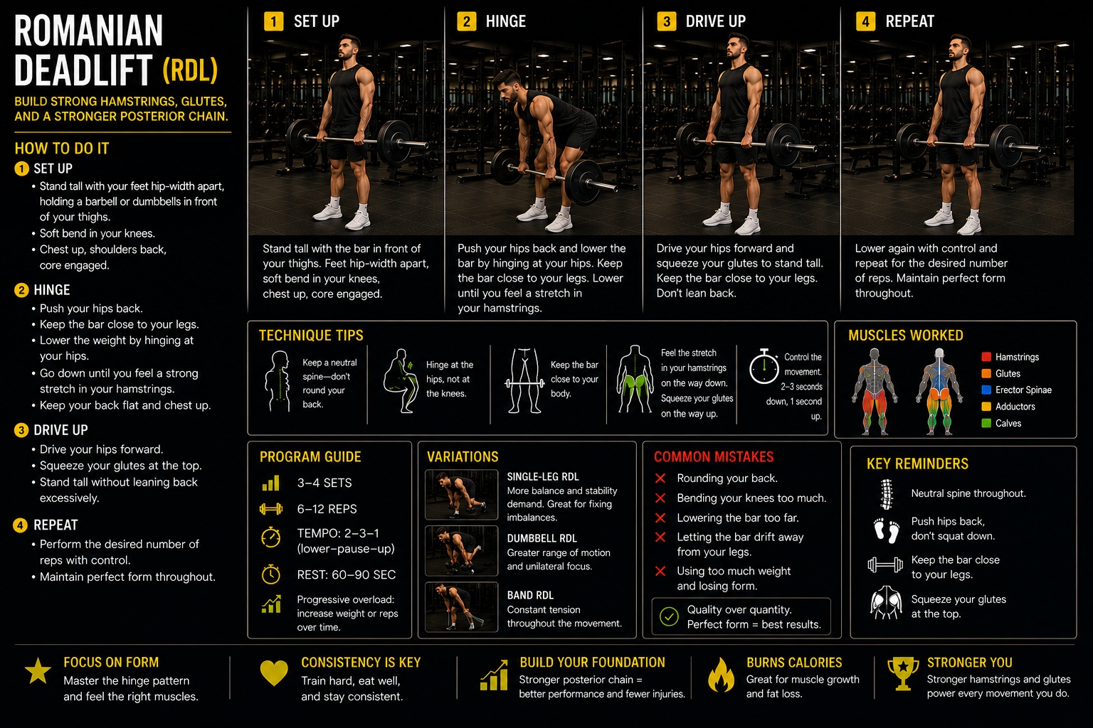 Romanian deadlift